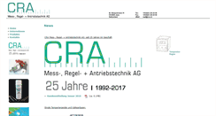Desktop Screenshot of cra.ch