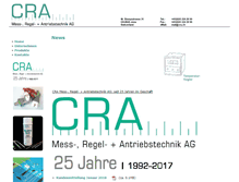 Tablet Screenshot of cra.ch