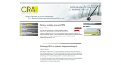 Desktop Screenshot of cra.com.pl